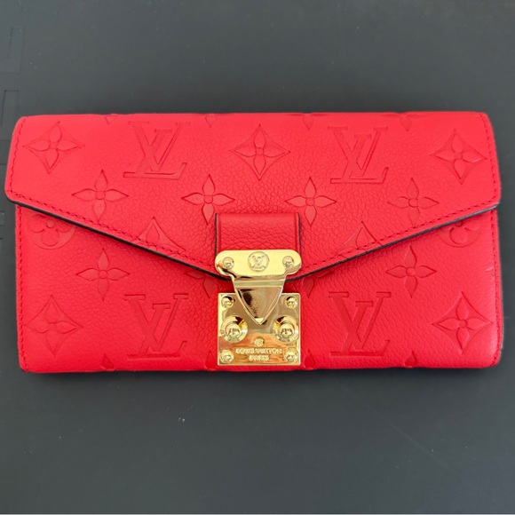 Scarlet Embossed Wallet - Picture 1 of 4